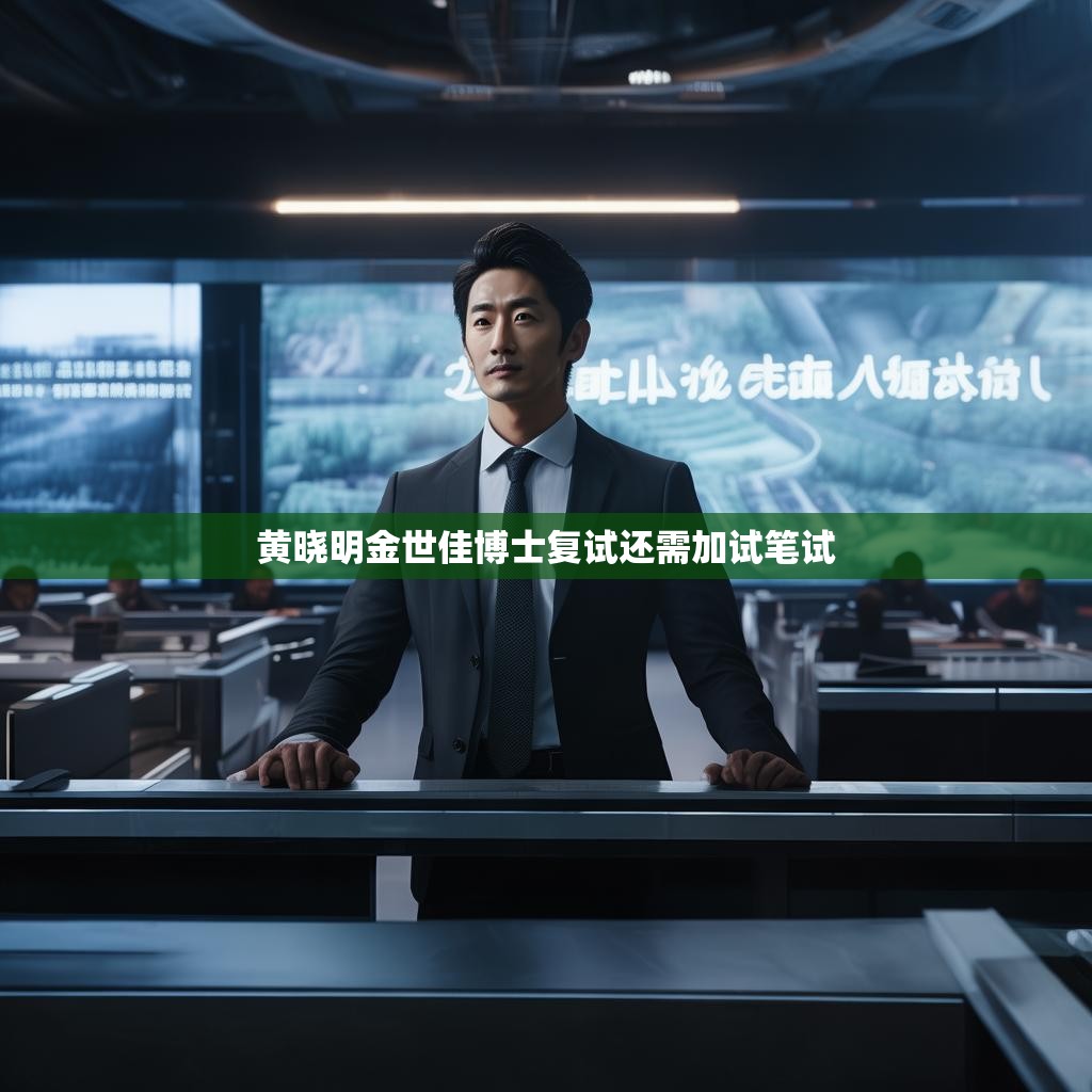 黄晓明金世佳博士复试还需加试笔试
