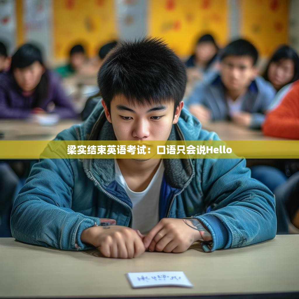 梁实结束英语考试:口语只会说Hello 梁实结束英语考试:口语只会说Hello