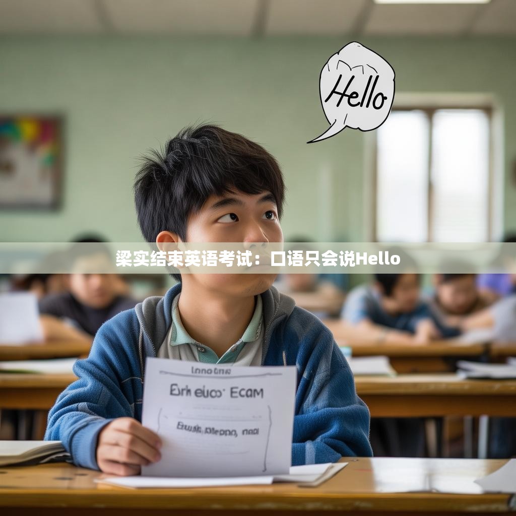 梁实结束英语考试：口语只会说Hello