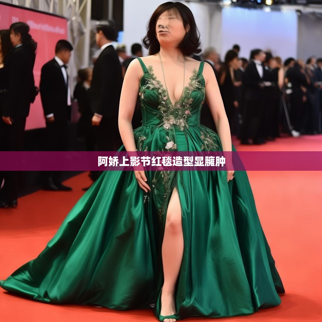 阿娇上影节红毯造型显臃肿