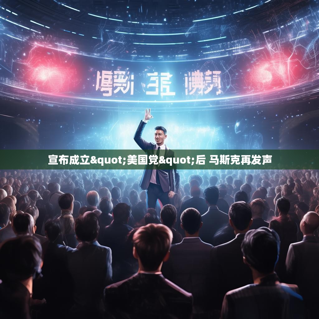 ‘美国党’成立后 马斯克再发声