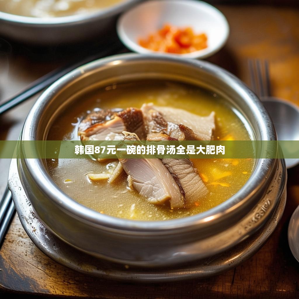 韩国高人气排骨汤：大肥肉与鲜美汤底的完美结合