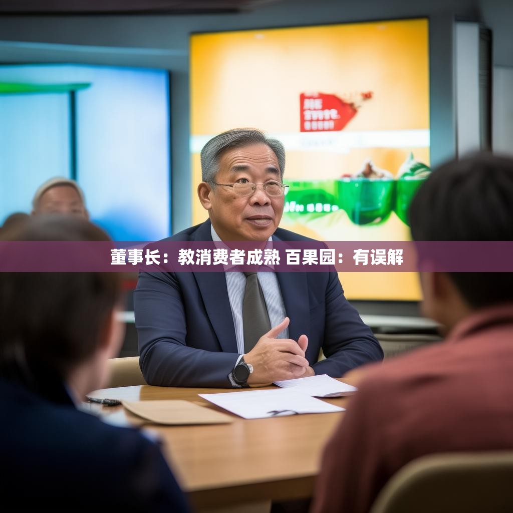 董事长:教消费者成熟 百果园:有误解 董事长:教消费者成熟 百果园:有误解