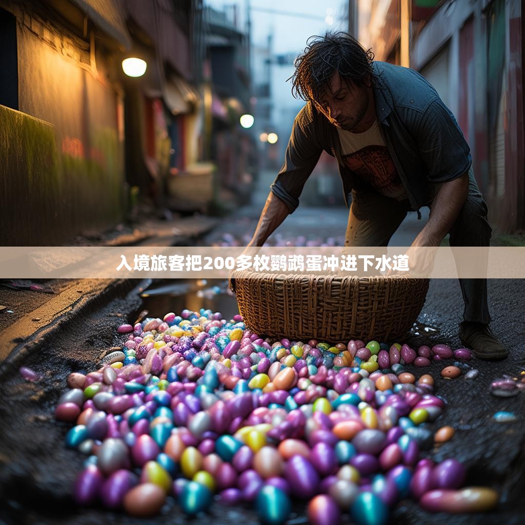 入境旅客把200多枚鹦鹉蛋冲进下水道