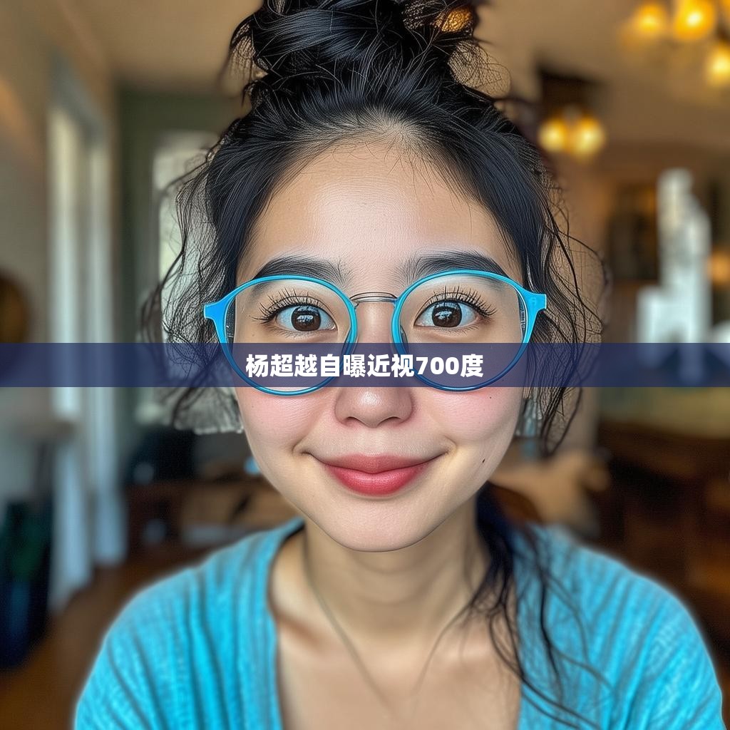 杨超越自曝近视700度