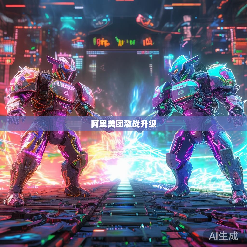 展示激烈的市场竞争 阿里与美团市场竞争