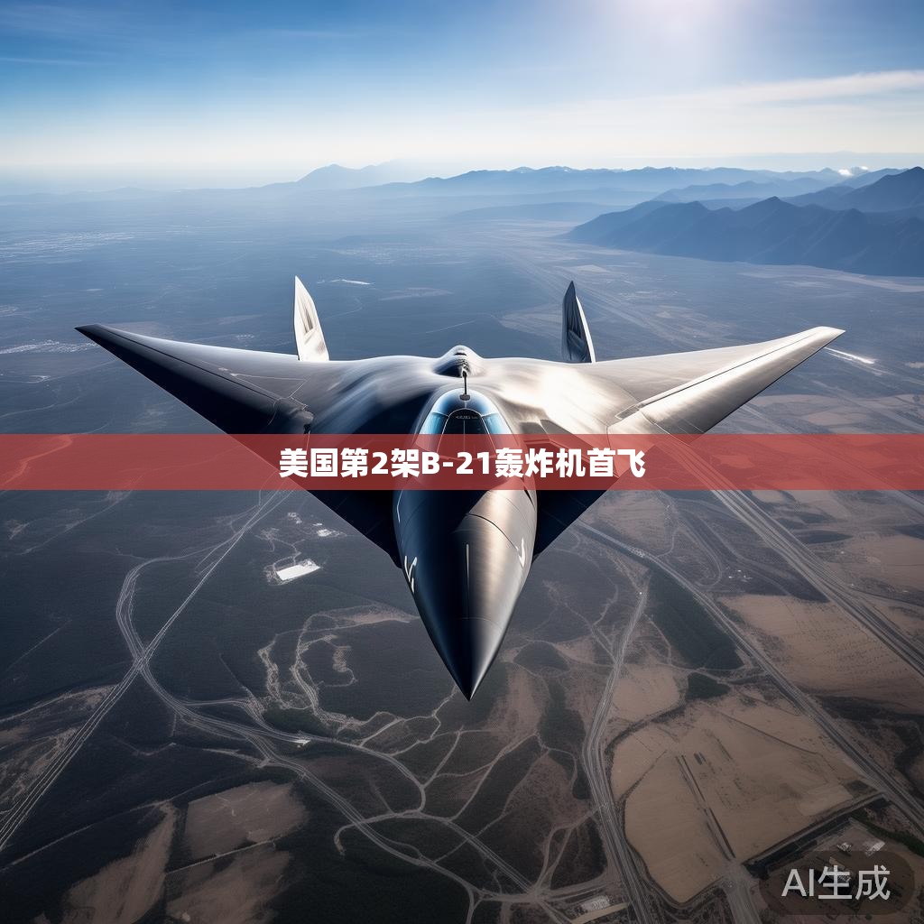 美国第二架B-21轰炸机首飞瞬间 美国第二架B-21轰炸机首飞瞬间