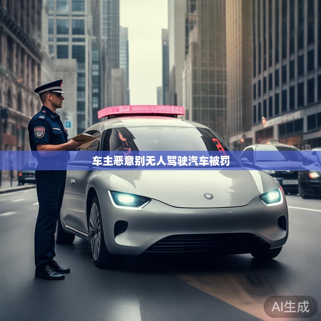 案例分析:车主恶意干扰无人驾驶汽车行为及其法律后果 车主恶意干扰无人驾驶汽车被罚案例