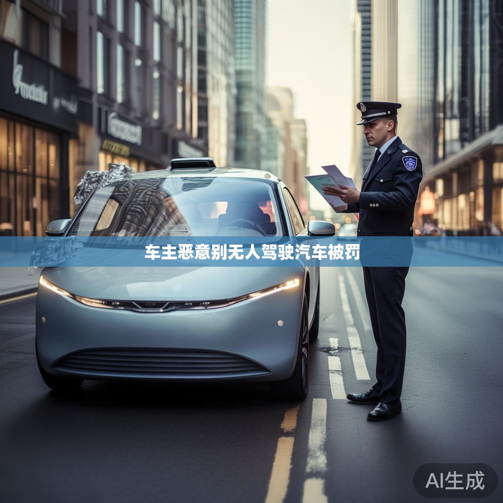 实例:了解无人驾驶汽车监控系统的重要性 车主恶意干扰无人驾驶汽车行为示例