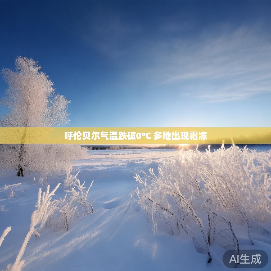 呼伦贝尔气温跌破0℃ 多地出现霜冻 呼伦贝尔气温跌破0℃ 多地出现霜冻