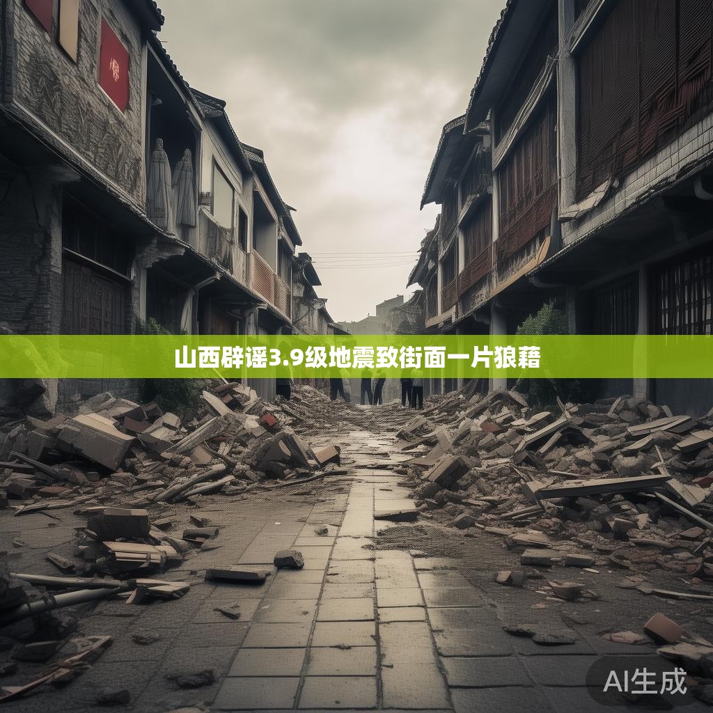 山西辟谣3.9级地震致街面一片狼藉