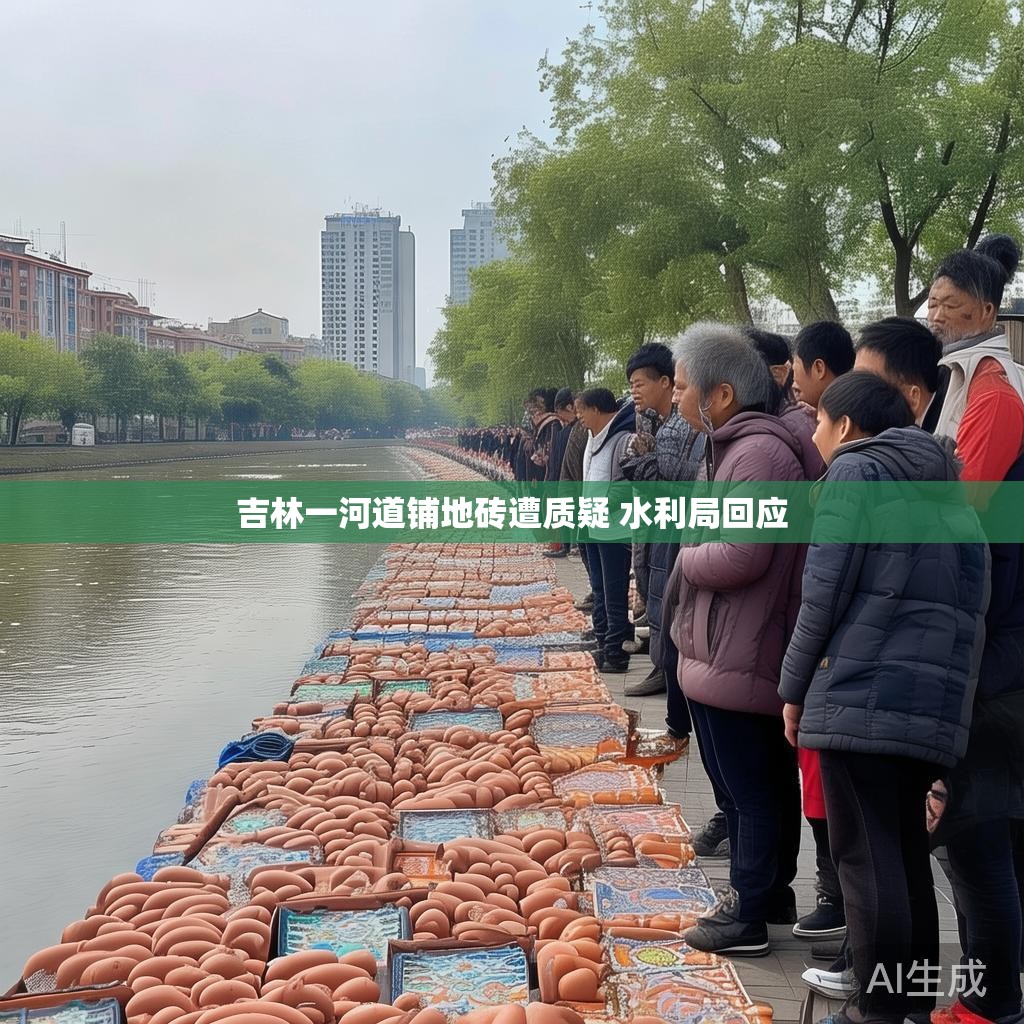 吉林一河道铺地砖遭质疑 水利局回应