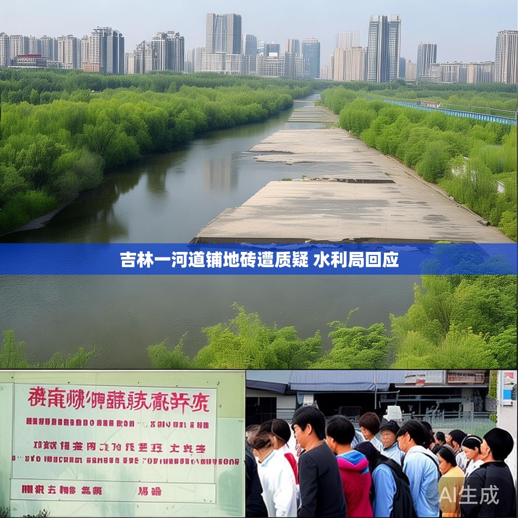 吉林一河道铺地砖遭质疑 水利局回应 吉林一河道铺地砖遭质疑 水利局回应